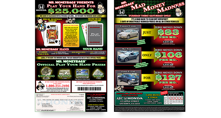 Service Chex Sales Mailer sample