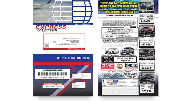 Service Chex Sales Mailer sample